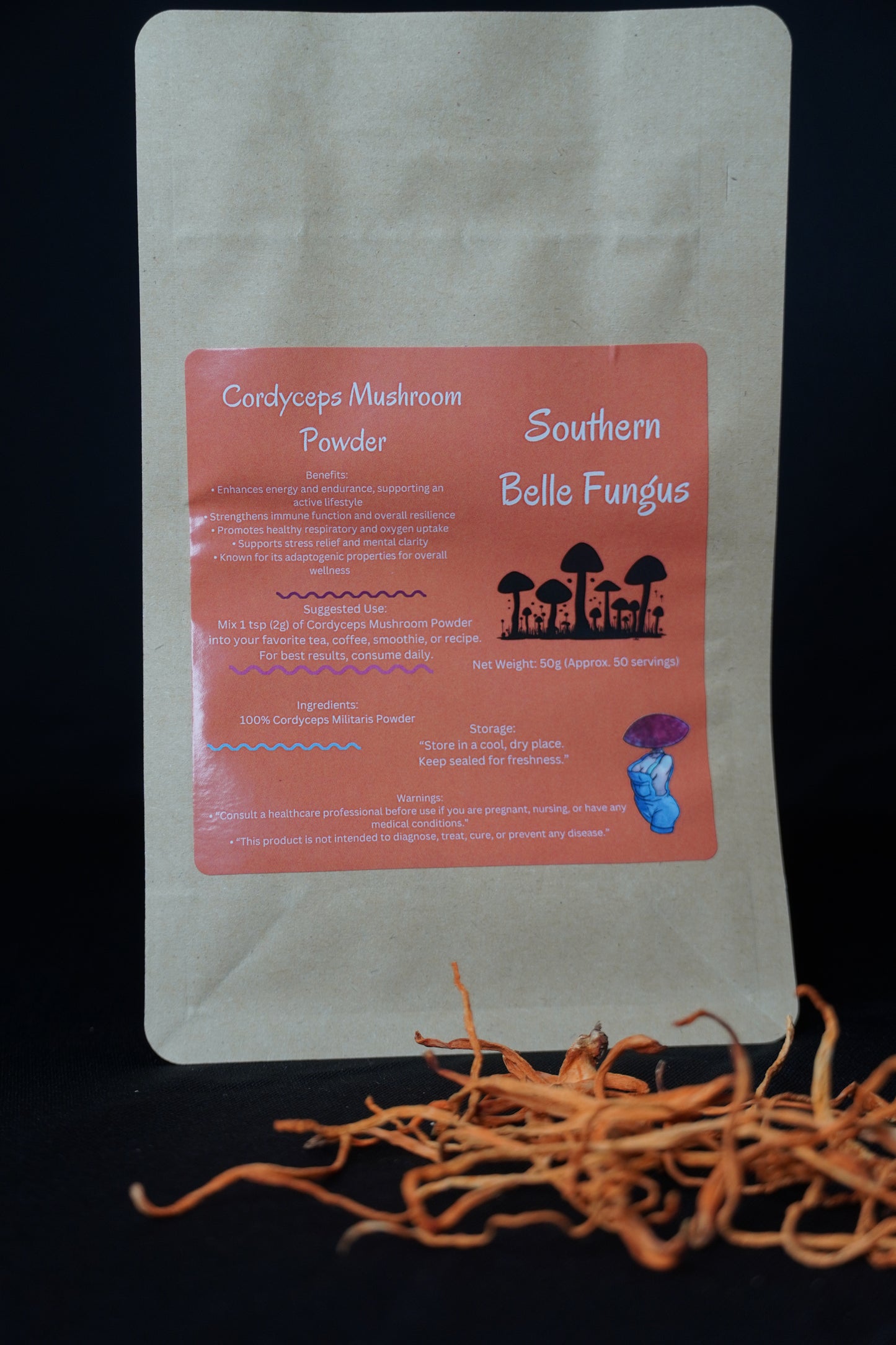 Cordyceps Mushroom Powder