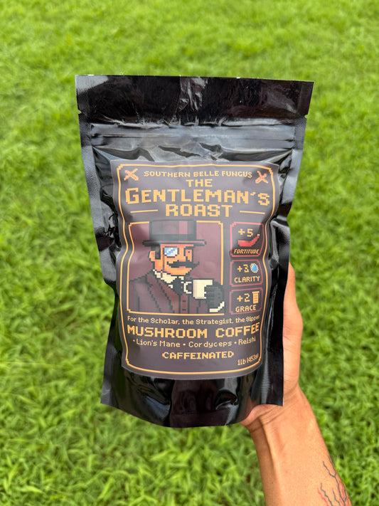 The Gentleman’s Roast – Mushroom Coffee Blend (Caffeinated)